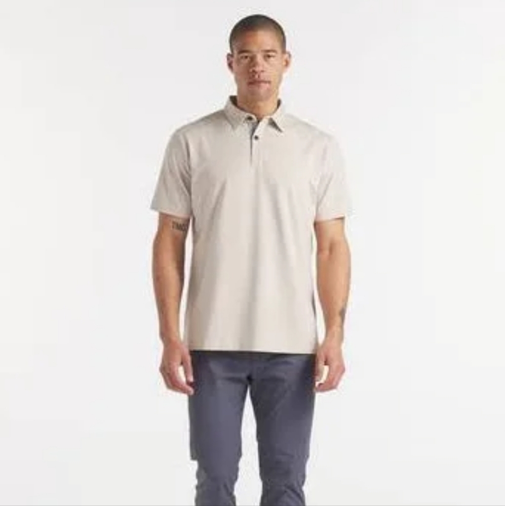 Public Rec Go To Polo Beige Golf Men's‎ XL Activewear Casual